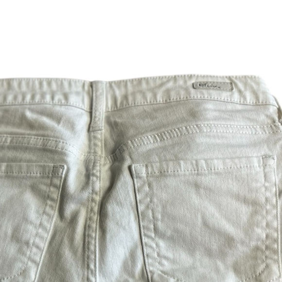 Kut Women's White Denim Cut-Off Shorts‎ Frayed Hem Size 2 Casual - Picture 10 of 11
